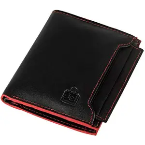 Le Craf Black Sparky Genuine Leather Wallet