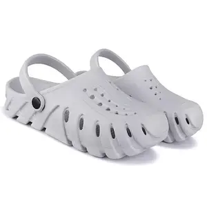 BERSACHE Lightweight Stylish Clog with Sole for Men (Grey)