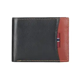 Vand Formal Black Leather Wallet for Men | 6 Card Slots | Genuine Leather
