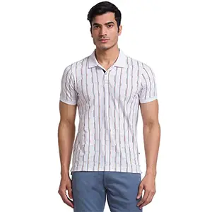 Parx White T-Shirt (Size: 39)-XCKB00262-W1