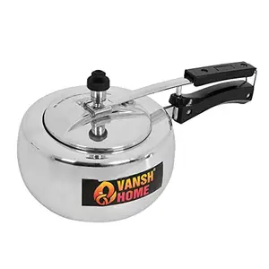 VANSH HOME Contura 3 L Pressure Cooker Stainless Steel Inner Lid Silver price in India.