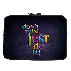 TheSkinMantra Just Do it Chain Laptop Sleeve Bag Compatible for Screen Size 13.3 inches Laptop/Notebook 13.3 / MacBook 13 inch All Models Including New Models/Chrombook 13.3