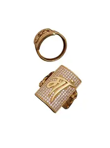 Stylish Men's Designer Ring Diamond Gold Ring For Men Ring/Gold Ring||JEWELRYRING-208-21