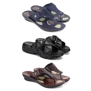 Women's Comfortable Sandal,Casual Lightweight Sandal for Everyday Wear | BTS-(3-COMBO)-1973-1889-1963-8-EURO-39