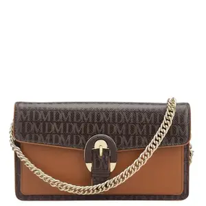 Da Milano Leather Women Sling Wallet - Brown (10379)