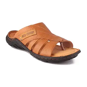 Red Chief Slipper for Men Tan