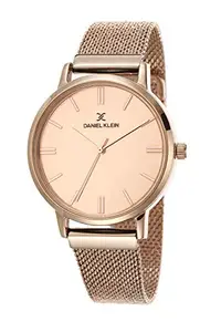 Daniel Klein Analog Rose Gold Dial Women's Watch-DK.1.12405-4