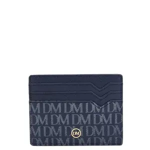 Da Milano Leather Card Case with Multicard Slot - Blue (10062A)