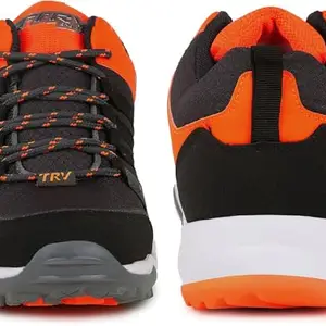 TRV Grey Running Man Soft Cushion Lace Up Shoe for Men Stylish-6 Kids UK (Coco-Hiking)