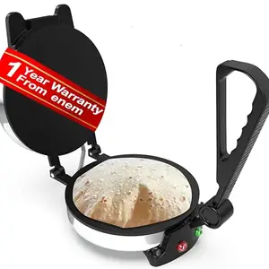 Enem Roti Maker, with 1 Year Warranty & Customer Support from Enem, Stainless Steel Chapati Maker for Roti, 900 watts