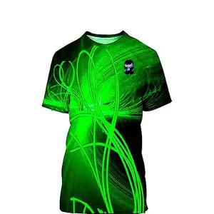 Radium Deal Men's Regular Fit White Glows in Dark T- Shirt - Respect Light Black Logo (#26 - XXLarge)