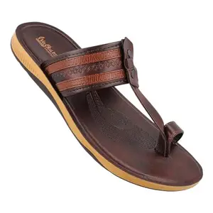WALKAROO WE1343 Mens Fashion Sandals for Casual Wear - Brown