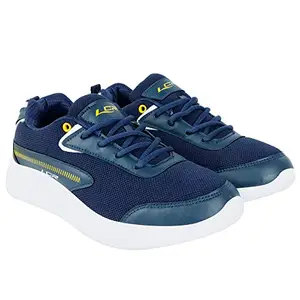 Lancer Mens ACTIVE-111 Blue Running Shoe - 9 UK (ACTIVE-111NBL-YLW-9)