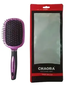 CHAOBA Professional Professional Classic PaddleHair Brush with Strong & flexible nylon bristles For Grooming, Straightening, Smoothing Hair, ideal for Men & Women, Pink (CHB-248)