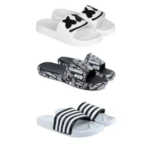 DRACKFOOT Men's Sandals | Lightweight Wear| Stylish & Easy to Wear For Men'S GR-San-(3-COMBO)-3030-3103-3026-6