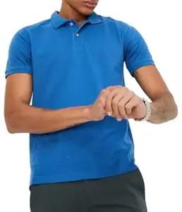 Max Men's Half Sleeves Regular Fit Solid Polo T-Shirt