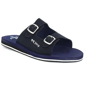 DR STTEP Men's blue Synthetic OrthoPedic Eva Insole Walking Slip-on Slippers_07_Pack of 4