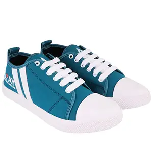 Creations Garg Men PVC Sole Casual Shoes Lastest (Turqouise_7)-T4 Play Turqouise_7