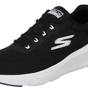Skechers-Men's Running Shoes-GO Run ELEVATE-220324ID-BKW-9 Black/White