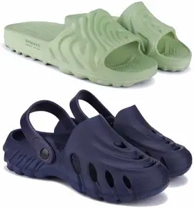 BERSACHE Men Clogs with Regular wear | Ultra Soft & Flexibility Technology Multicolor