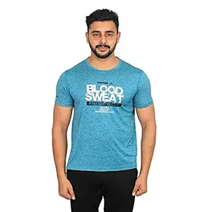 Vector X Silver-Energy-T Men's Round Neck T-Shirt (Tarquise) (XXL)