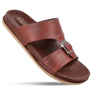 WALKAROO Men's Slip On Comfort Sandals - WGP53020 Brown