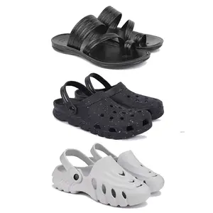 DRACKFOOT Men's Sandals | Lightweight Wear| Stylish & Easy to Wear For Men'S GR-SAN-(COMBO-3)-3152-3058-3139-7