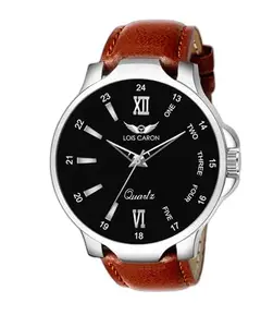 Genuine Leather Strap Analog Watch for Men, Boys, College & School Students LCS-4239