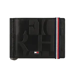 Tommy Hilfiger Clyde Men Leather Money Clip Black