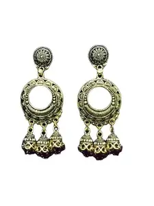 KHODIYAR JEWELL Attractive Earrings Golden Color (KL-008)