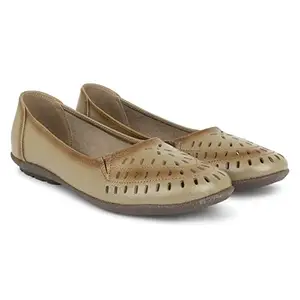 Jackie Heels Women Solid Leather Flat Shoes (numeric_7)