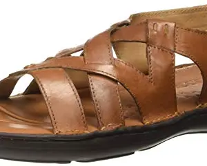 Ruosh Men's Tan Sandals - 11 UK/India (45 EU)(1231544070)