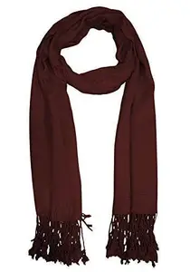 ARYANSH SHOPPE Plain Solid Fashionable Winter Wear Thin Scarf/Stole/Shawl For Baby Girls Womens
