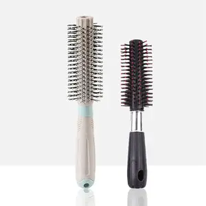 BlackBoss Round Hair Brush For Blow Drying, Styling, Curling, Hair Brush Roller Volumising Hair Styling Brush Massaging Scalp Ball-Tipped Bristles Styling Tool 3-SB3 (Pack Of 2)
