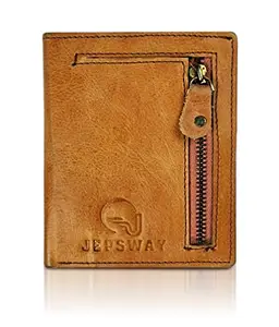 JEPSWAY Genuine-Leather-Wallet-Tan-03