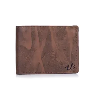 Unison Carry Men's Artificial Leather Wallet (Brown)