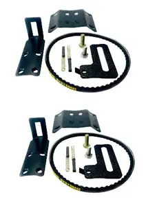 JAYCO Sewing Machine Motor Accessories (Light Base, L-Set, Motor Belt, Carbon Set and Fitting Parts) - 2 Sets