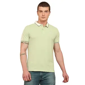 Wrangler Men's Regular Fit Shirt (WMTS006951_Green