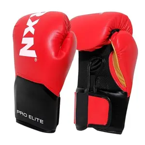 RXN Pro Elite Boxing Gloves for Mens and Womens (8OZ, RED)