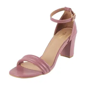 Mochi Women Purple Fashion Block Heel Sandal UK/3 EU/36 (40-143)