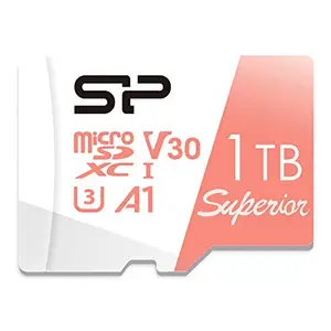 Silicon Power 1TB Superior microSDXC UHS-I (U3), V30 4K A1, High Speed MicroSD Card