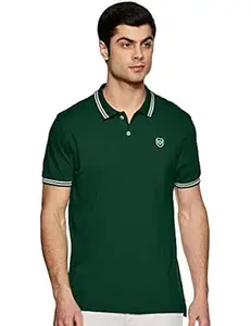 Max Men's Half Sleeves Regular Fit Solid Polo T-Shirt