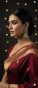 Oxidized Geometric Shaped Jhumka Earrings, Statement Jewelry, Traditional Indian Style Grey Colour|Pair-1|C,c,k-Sankha Jhumko-1,K