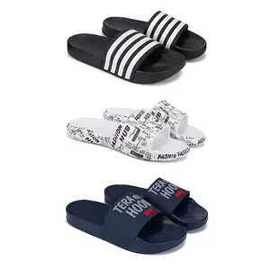 DRACKFOOT Men's Sandals | Lightweight Wear| Stylish & Easy to Wear For Men'S GRT-San-(3-COMBO)-3024-3104-1588-9
