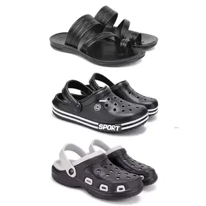 DRACKFOOT Men's Sandals | Lightweight Wear| Stylish & Easy to Wear For Men's GRT-SAN-(3-COMBO)-3152-3014-3018-8