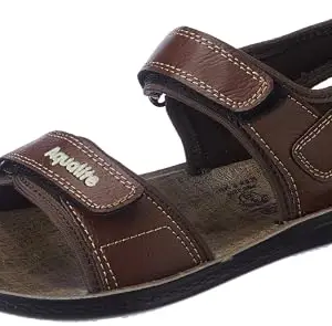 Aqualite Men PSD-1206 Sandal, Black/Brown, 7 UK/India