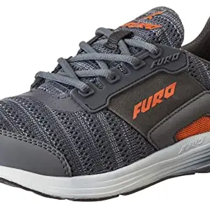 FURO Grey/Orange Running Shoes for Men O-5019 C638