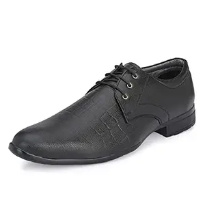 Centrino Black Men's Formal Shoe (8637-1)
