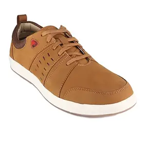 Red Chief Rust Leather Casual Shoes for Men
