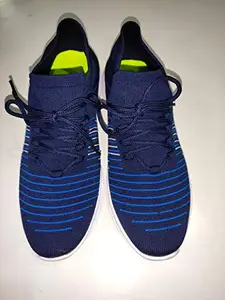 Mahadev Footwear - Blue Stripped Sports Shoes